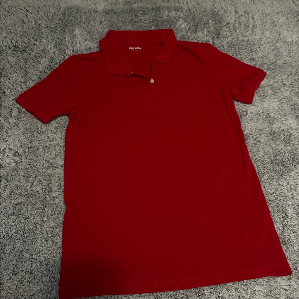 Old Navy Vibrant Red Polo Shirt